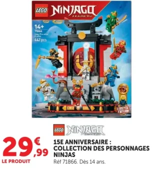Lego Ninjago 15e Anniversaire : Collection des personnages ninjas