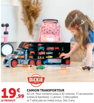 Dickie Toys Camion transporteur