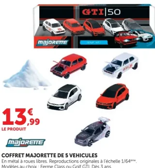 Majorette Coffret de 5 véhicules