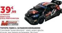 TOYOTA YARIS 1: 10 RADIOCOMMANDEE Mondo Motors