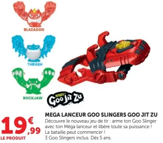 Mega lanceur Goo Slingers Heroes of Goo Jit Zu