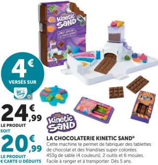 La chocolaterie Kinetic Sand