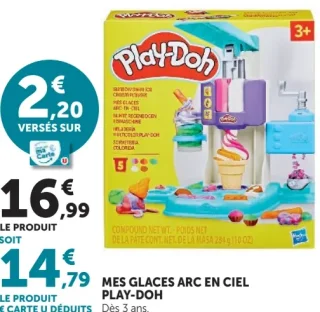 Mes glaces arc en ciel Play-Doh