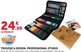 Trousse à dessin- Professional Studio Buki France