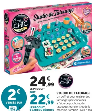Studio de tatouage Crazy Chic Clementoni