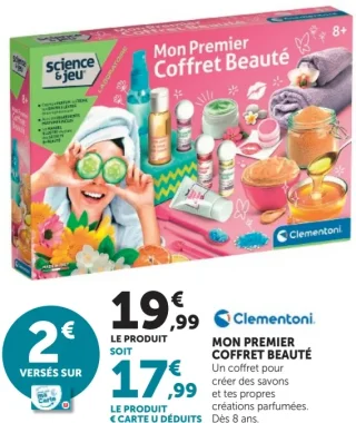 Mon Premier Coffret Beauté Science & Jeu Clementoni
