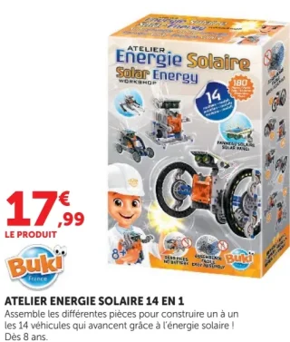 Buki France Atelier Énergie Solaire 14 en 1