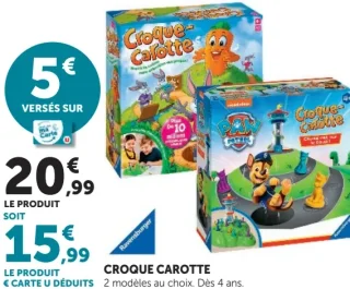 Ravensburger Jeu de société Croque Carotte