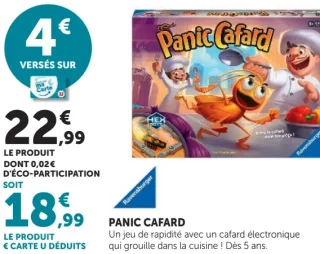 Ravensburger Jeu de société Panic Cafard
