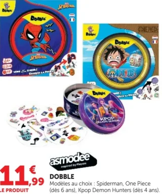 Jeu de cartes Dobble Asmodee