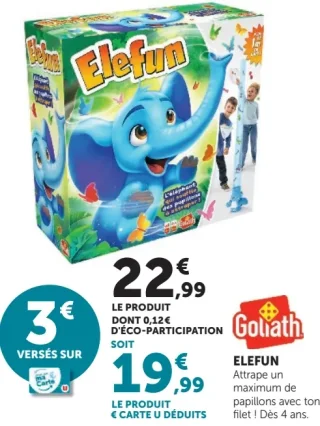 Jeu de société Elefun Goliath