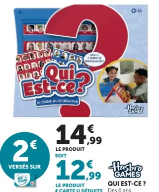 Jeu de déduction Qui Est-ce ? Hasbro Games