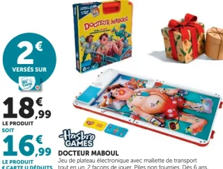 Jeu de plateau électronique Docteur Maboul Hasbro Games