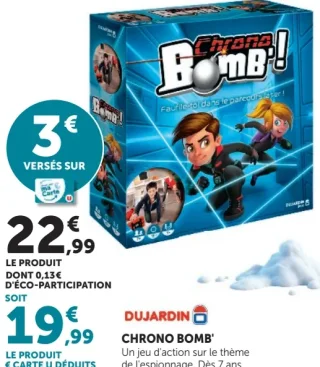 Jeu d'action Chrono Bomb' Dujardin