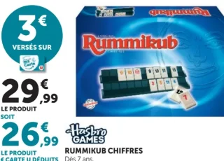 Jeu Rummikub Chiffres Hasbro Games