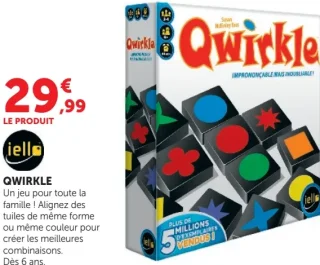 Jeu de société Qwirkle Iello