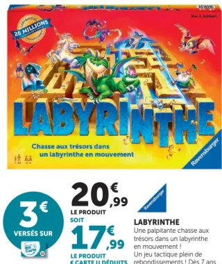 Jeu de société Labyrinthe Ravensburger