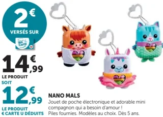 NANO MALS Jouet de poche électronique