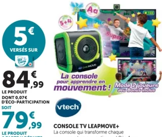 Console TV LeapMove+ Vtech