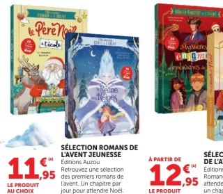 Livre Sélection romans de l'avent jeunesse Éditions Auzou