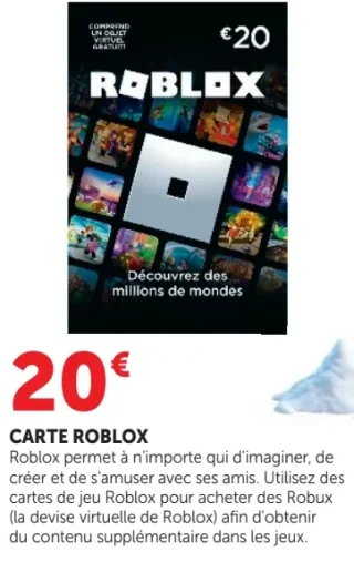 Carte Roblox