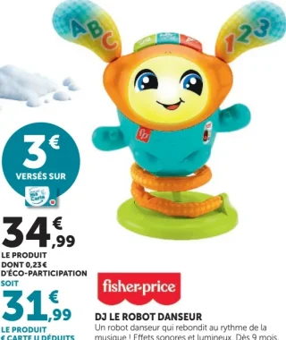 DJ Le Robot Danseur Fisher-Price