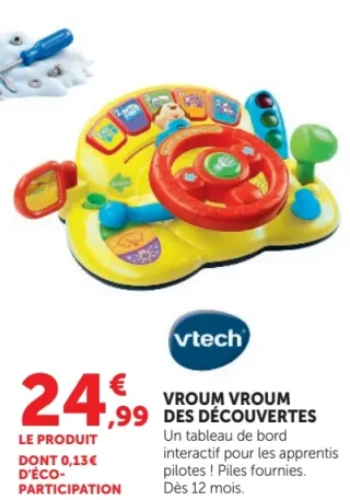 Vroum Vroum des découvertes Vtech