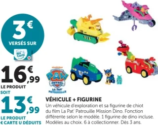 Paw Patrol Véhicule + figurine