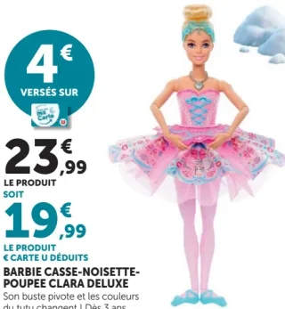 Barbie Casse-Noisette - Poupée Clara Deluxe