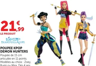 Kpop Demon Hunters Poupée Kpop Demon Hunters