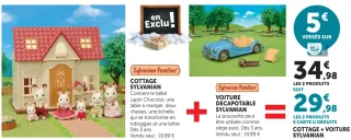 Cottage + Voiture Décapotable Sylvanian Families