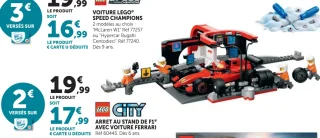 LEGO City - Arrêt au stand de F1 avec voiture Ferrari