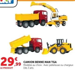 Camion benne MAN TGA Bruder