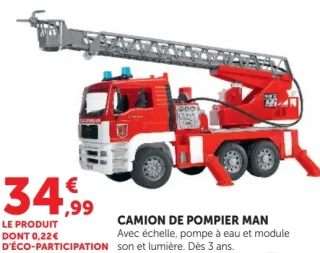 Camion de pompier MAN Bruder