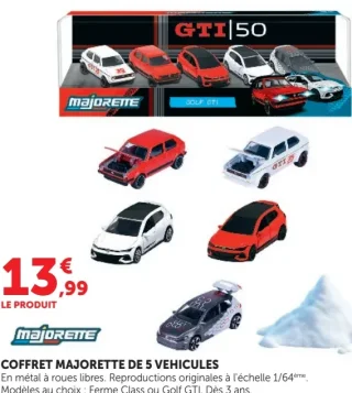 Coffret Majorette de 5 véhicules