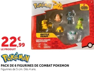 Pokémon Pack de 6 figurines de combat