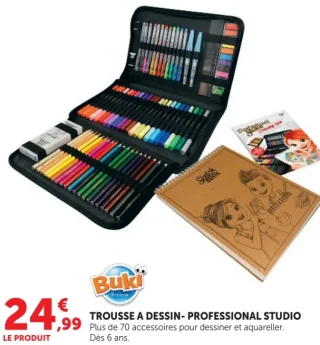TROUSSE A DESSIN- PROFESSIONAL STUDIO Buki