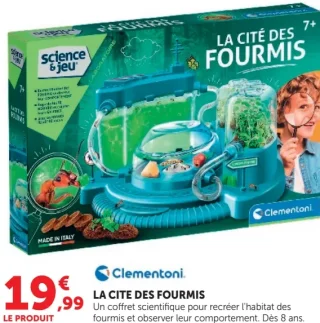 Coffret scientifique La Cité des Fourmis Clementoni