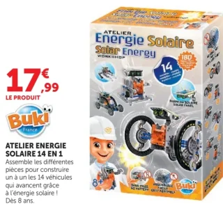 Atelier Énergie Solaire 14 en 1 Buki