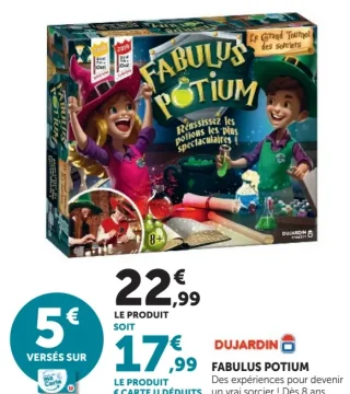 Jeu de société Fabulus Potium Dujardin