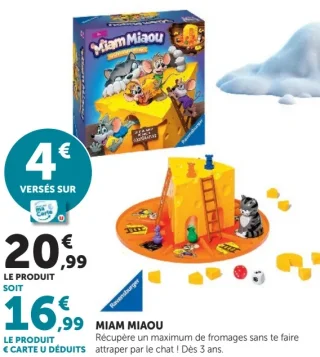 Jeu de société Miam Miaou Ravensburger