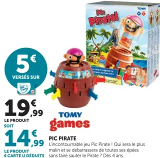 Jeu de société Pic Pirate Tomy Games