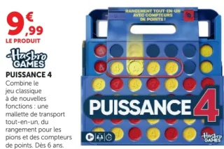 Jeu de stratégie Puissance 4 Hasbro Games