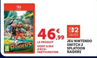 Jeu Nintendo Switch 2 Splatoon Raiders