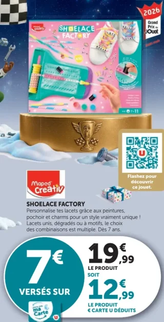 Coffret de création de lacets Shoelace Factory Maped Creativ