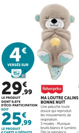 Ma loutre câlins bonne nuit Fisher-Price