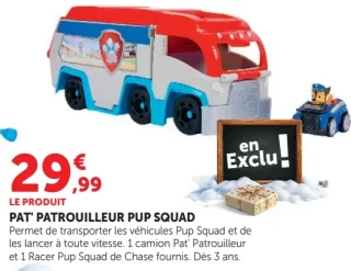 Pat' Patrouilleur Pup Squad Paw Patrol