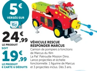 Véhicule Rescue Responder Marcus Paw Patrol