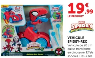 Véhicule Spidey-Rex Marvel