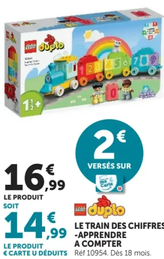 Lego Duplo Le train des chiffres - Apprendre à compter